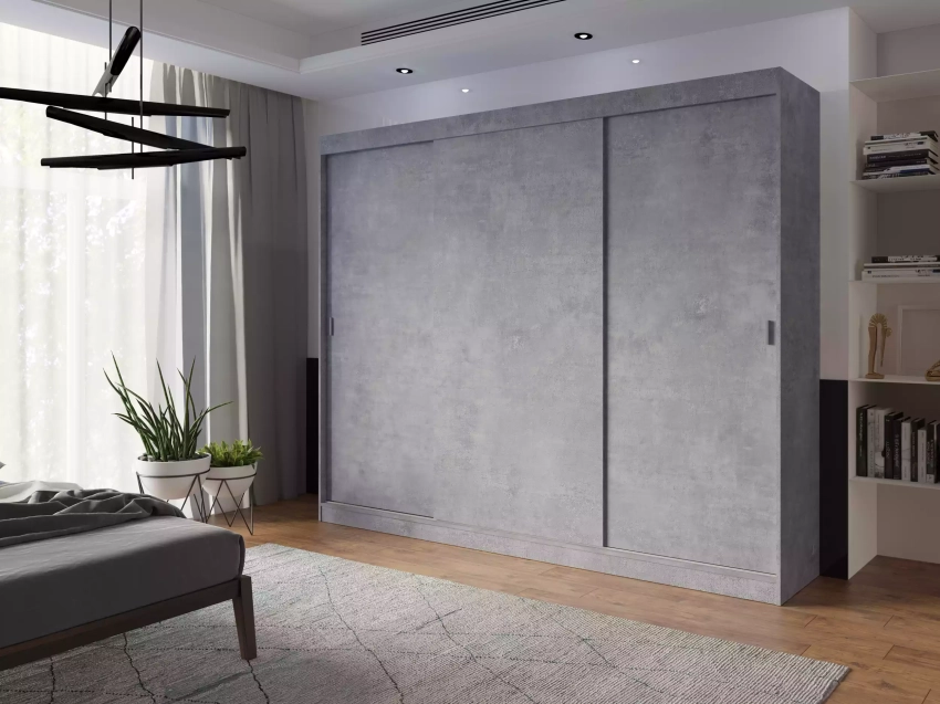 Szafa przesuwna Mila BETON