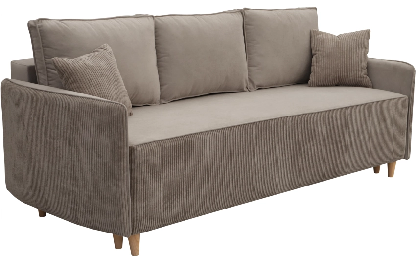 Kanapa do salonu Kolorado beżowa białe tło