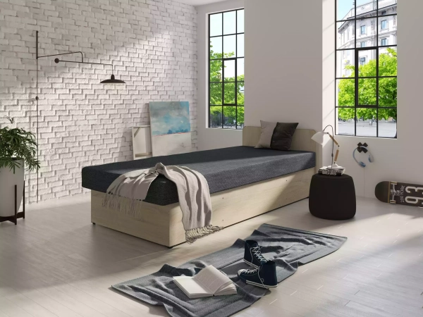 Tapczan AVERO Classic sonoma szary