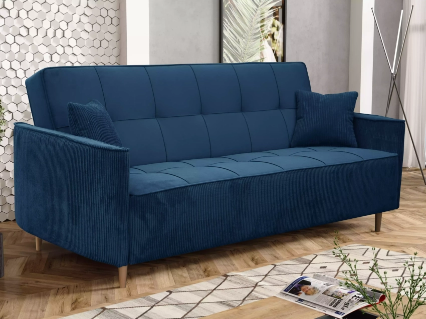 Wersalka Ted niebieska