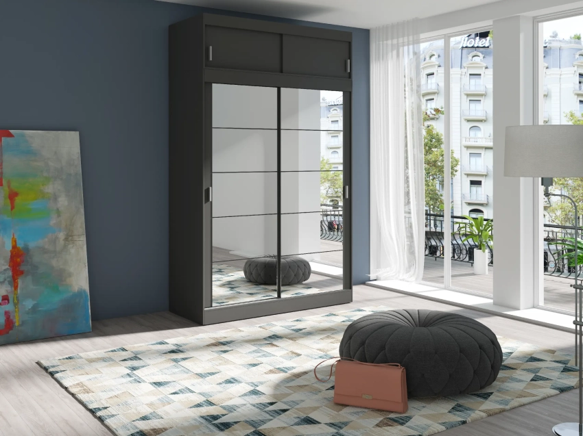 Szafa z nadstawką Arti M10 antracyt