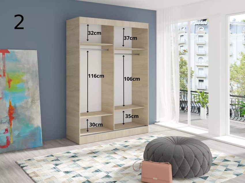 Szafa Arti wnętrze 2