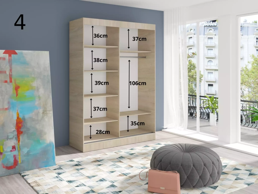 Szafa Arti wnętrze 4