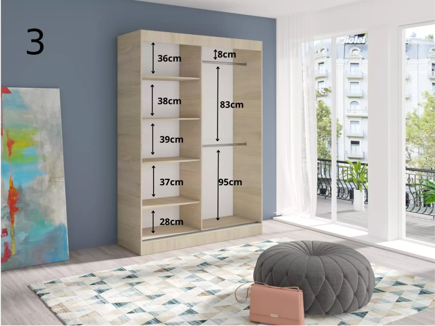 Szafa Arti wnętrze 3