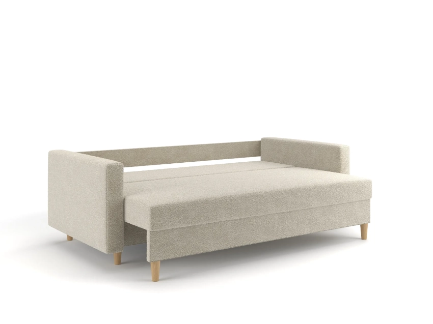 Kanapa Lazaro rozłożona do spania