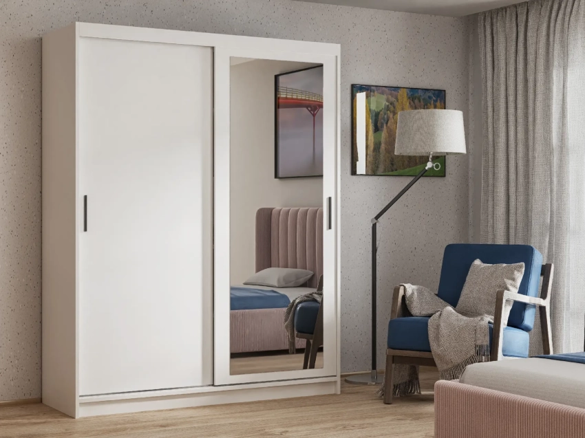 Szafa MIRANO 120 cm w kolorze białym