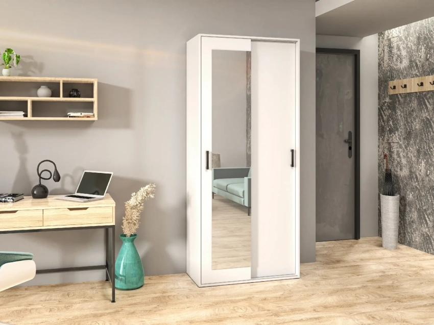 Garderoba VESTANO 90 cm w kolorze białym