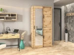 Garderoba VESTANO 100 cm w kolorze dąb artisan
