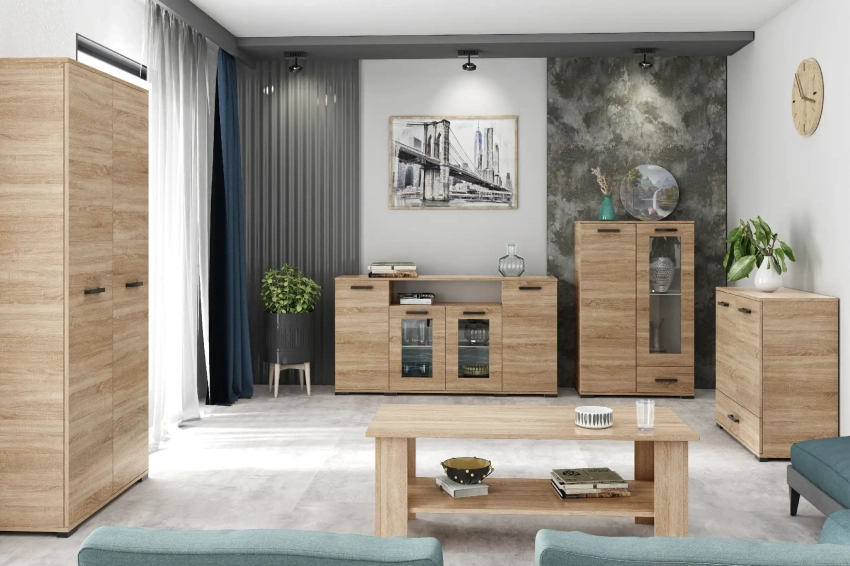 System mebli Felia w kolorze dąb sonoma