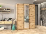 Garderoba VESTANO 150 cm w kolorze dąb artisan