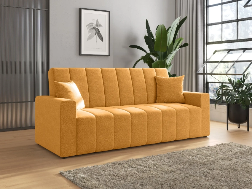 Złota wersalka Nubi w tkaninie Anthology 10