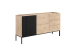 Komoda 150 cm 2D3SZ artisan/czarny