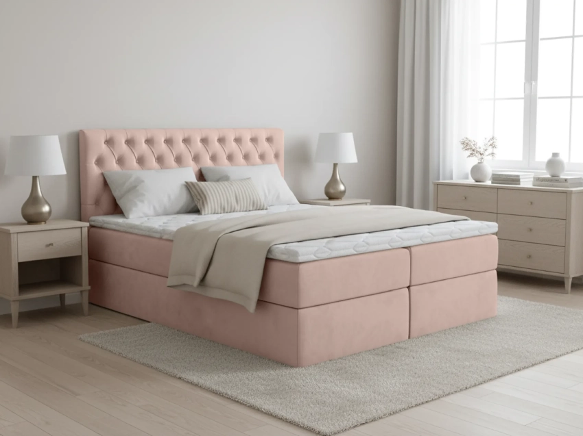 Łóżko Margo w tkaninie Uttario Velvet 2956