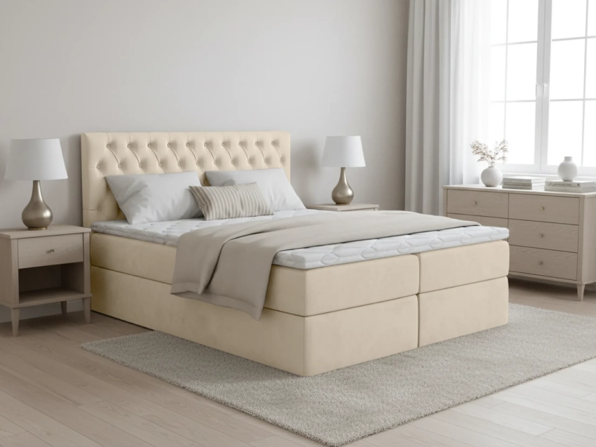 Łóżko Margo w tkaninie Uttario Velvet 2957