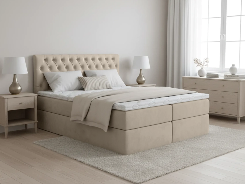 Łóżko Margo w tkaninie Uttario Velvet 2979