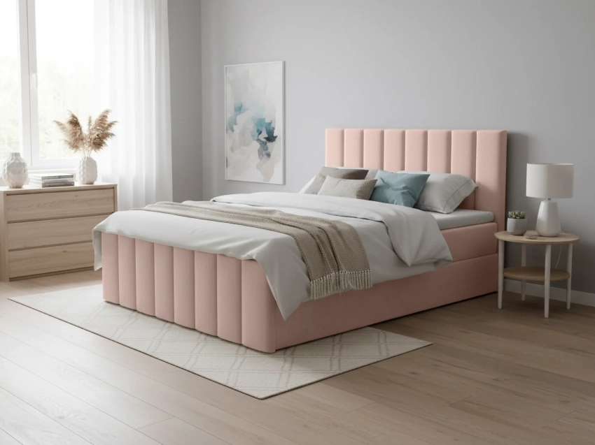 Łóżko Stella w tkaninie Uttario Velvet 2956