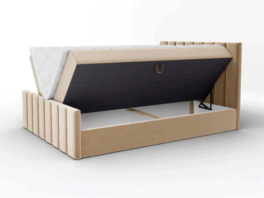 Pojemniki na pościel w łóżku Stella