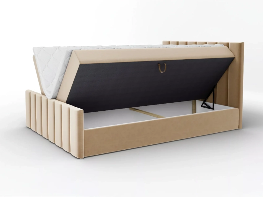 Pojemniki na pościel w łóżku Stella