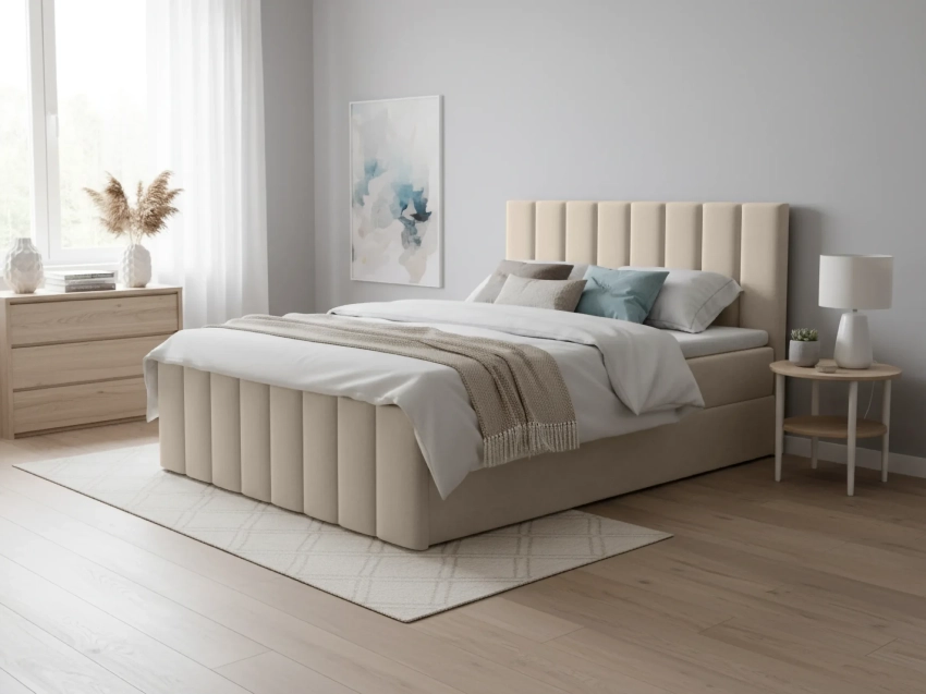 Łóżko Stella w tkaninie Uttario Velvet 2979