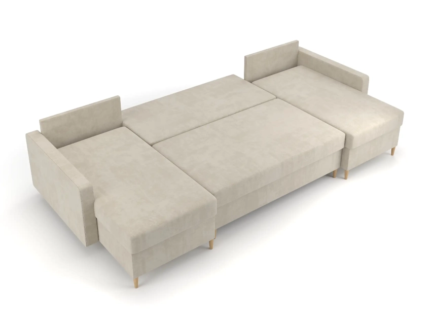 Funkcja spania w narożniku Scandi U