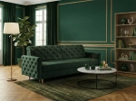 Zielona kanapa Atlanta w tkaninie Uttario Velvet 2952