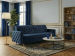 Granatowa kanapa Atlanta w tkaninie Uttario Velvet 2967
