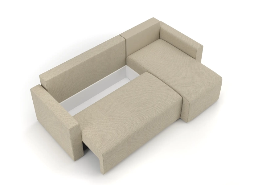 Pojemnik na pościel w narożniku Ponito