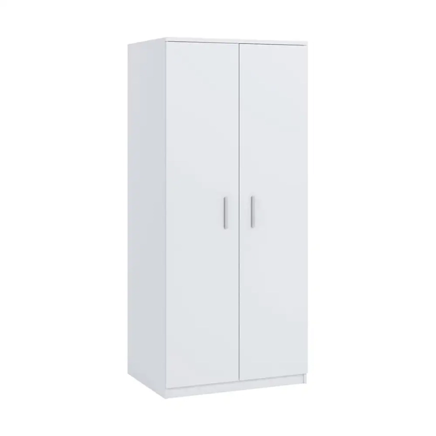 Biała szafa dwudrzwiowa BOREA BO4