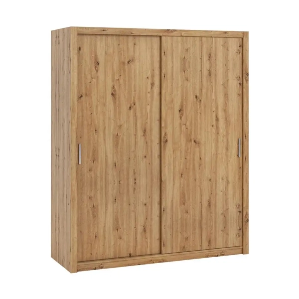 Szafa przesuwna BOREA BO10 180 cm - dąb artisan