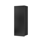 Szafka wisząca pionowa CALERO CA2 - czarny / czarny połysk