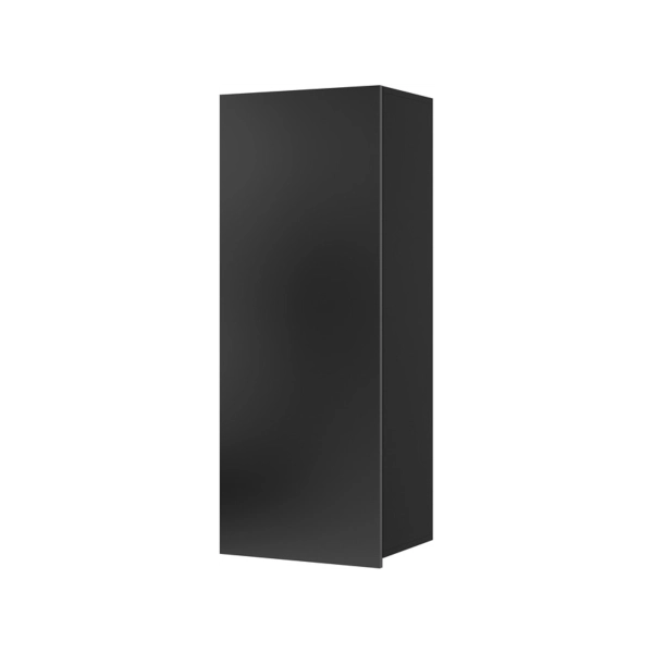 Szafka wisząca pionowa CALERO CA2 - czarny / czarny połysk