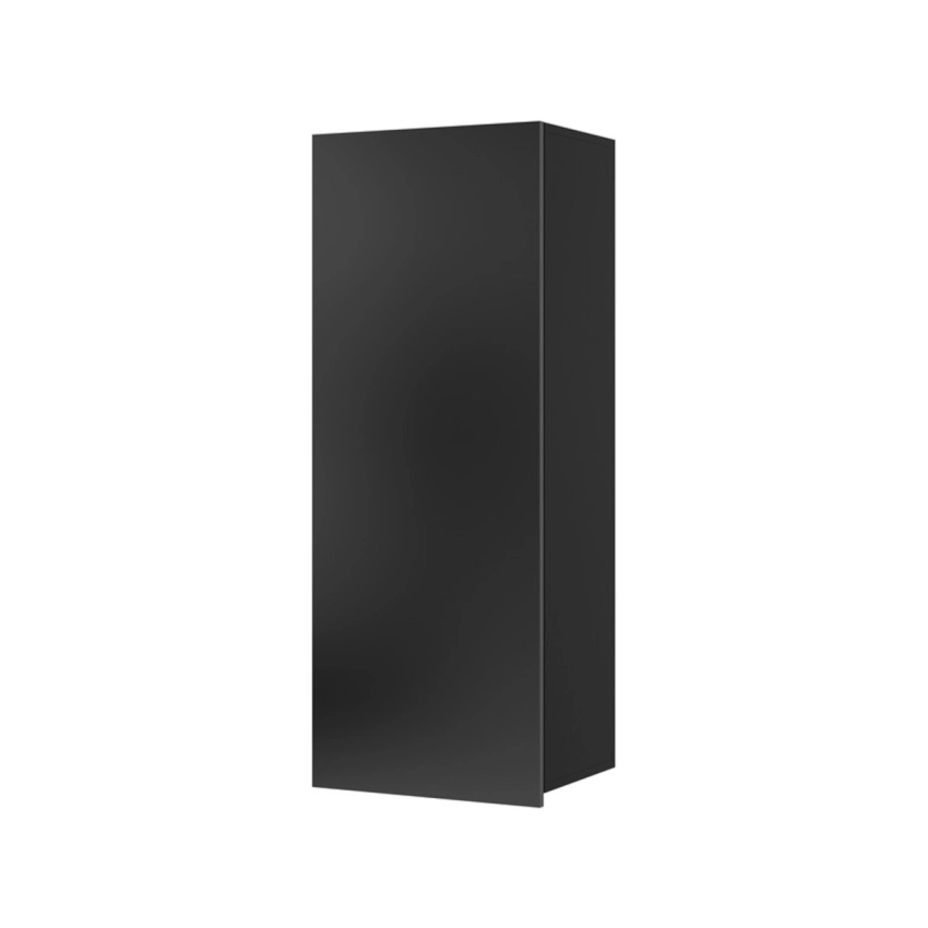 Szafka wisząca pionowa CALERO CA2 - czarny / czarny połysk