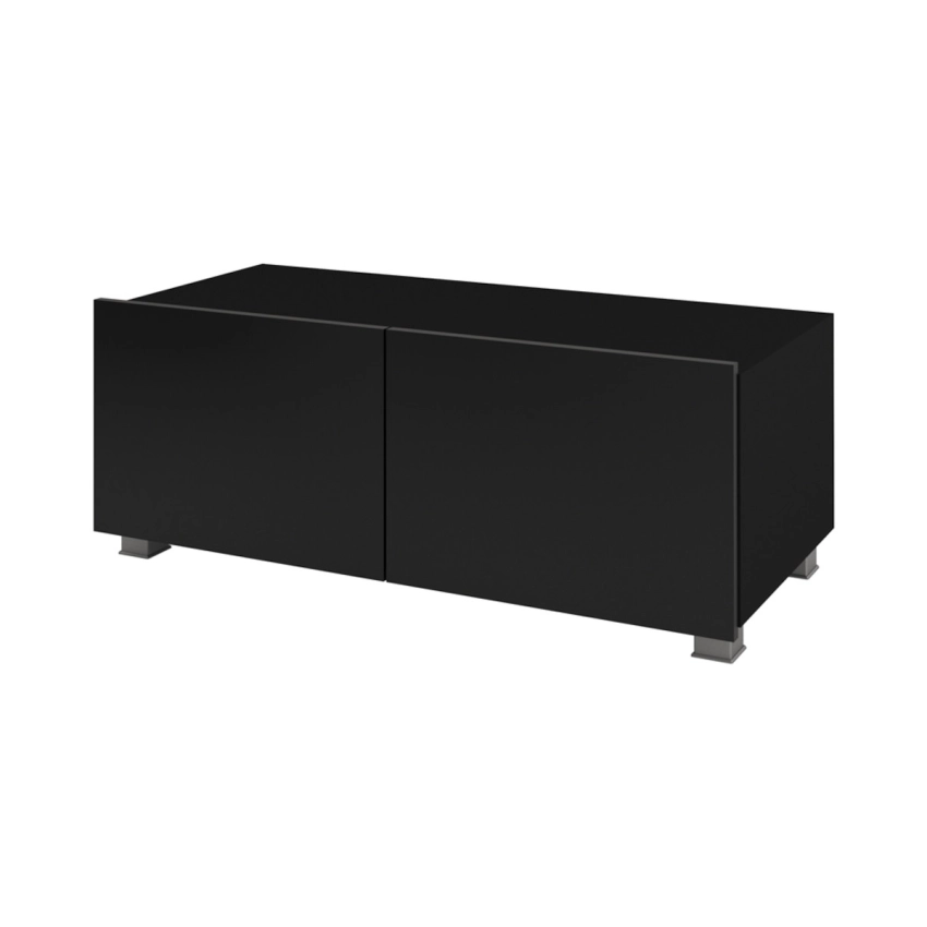 Czarna szafka RTV CALERO CA4 2D 100 cm