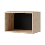 Półka wisząca CALERO CA7 50 cm - dąb artisan / czarny