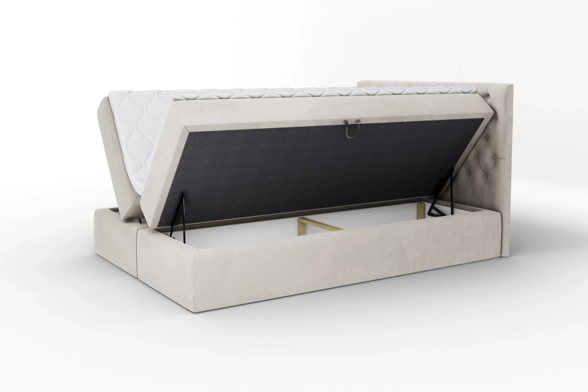 Pojemniki na pościel w łóżku Margo