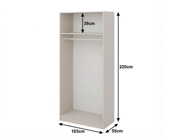 Wnętrze szafy COMO C12 2D