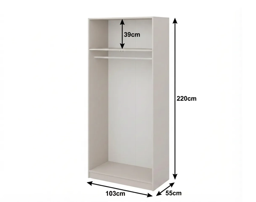 Wnętrze szafy COMO C12 2D