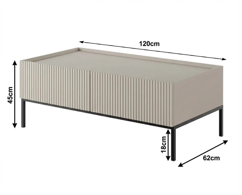 Wnętrze ławy COMO C03 2SZ