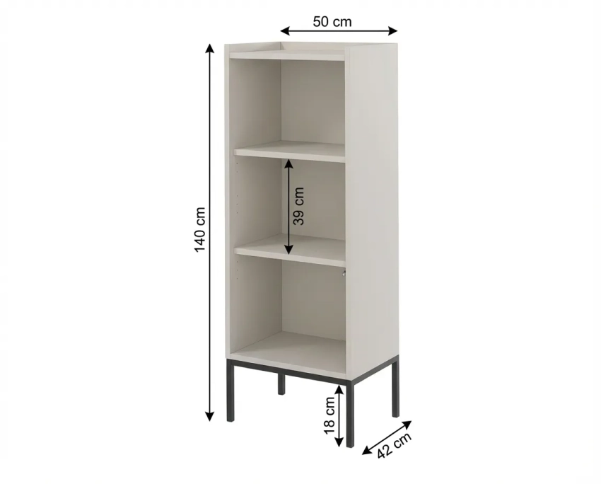Wnętrze komody COMO C04 50 cm 2D