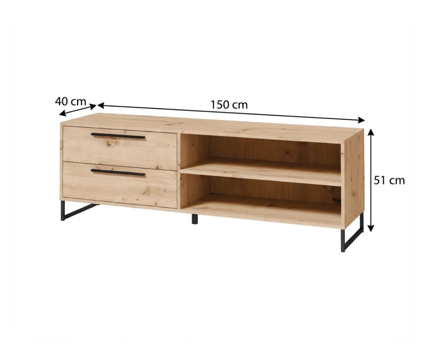 Wymiary VITO V7 2SZ 150 cm