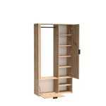 Wnętrze garderoby z lustrem MERIN