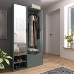 Garderoba do przedpokoju MERIN — stone green