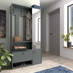 Stylowy zestaw do przedpokoju ELIS — stone green