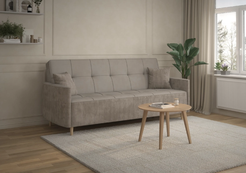 Wersalka Ted w tkaninie Poso 02