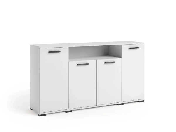 Biała pełna komoda FELIA F3 160 cm