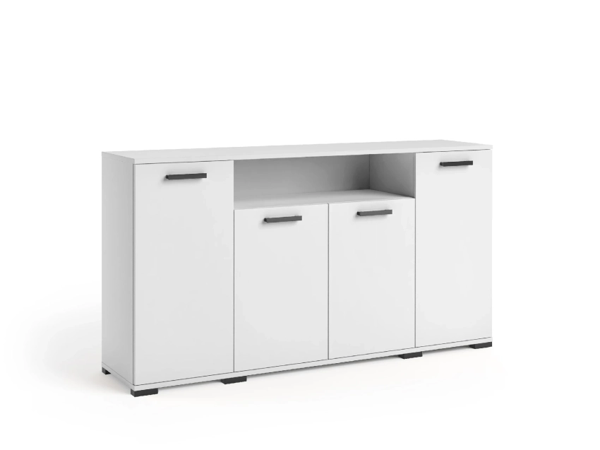 Biała pełna komoda FELIA F3 160 cm