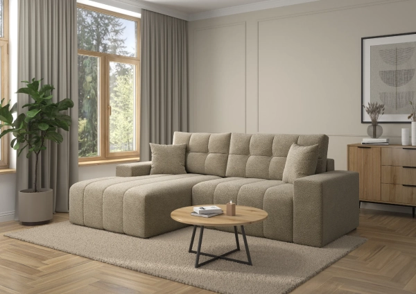 Narożnik rozkładany Gaja w tkaninie Anthology 05