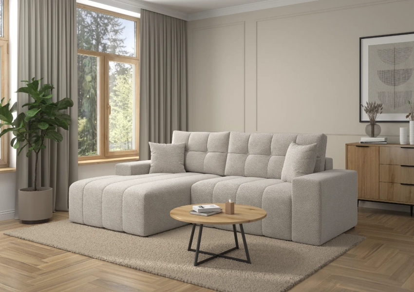 Narożnik rozkładany Gaja w tkaninie Anthology 16