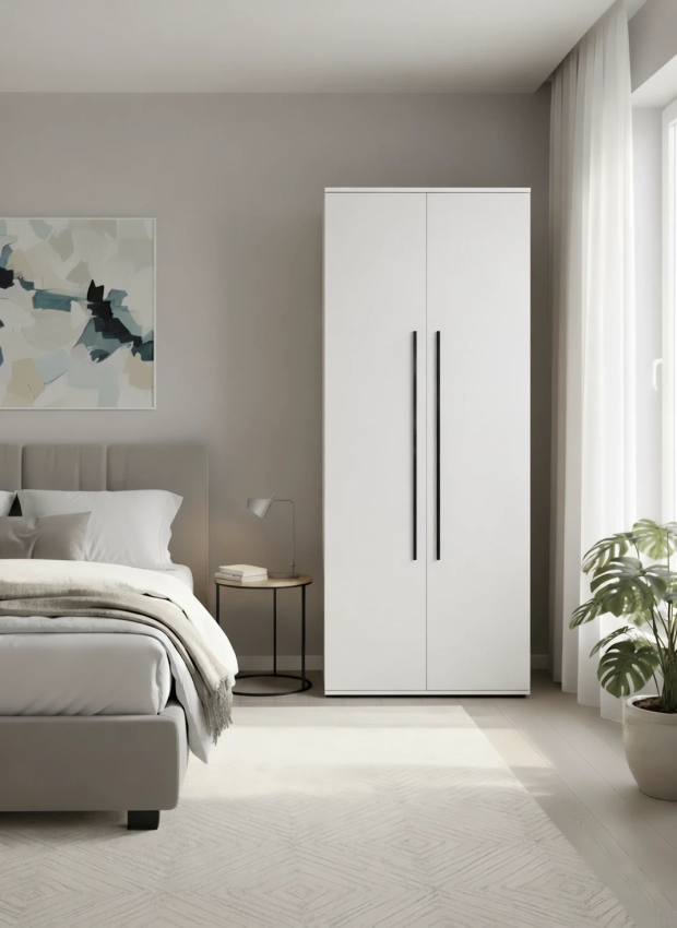 Szafa do sypialni LINEA – biały