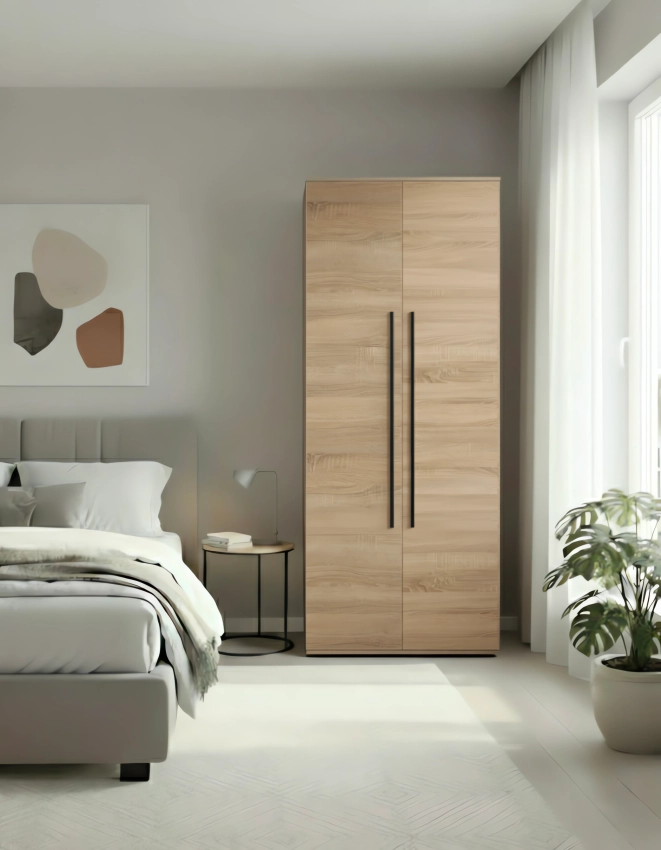 Szafa do sypialni LINEA – dąb sonoma